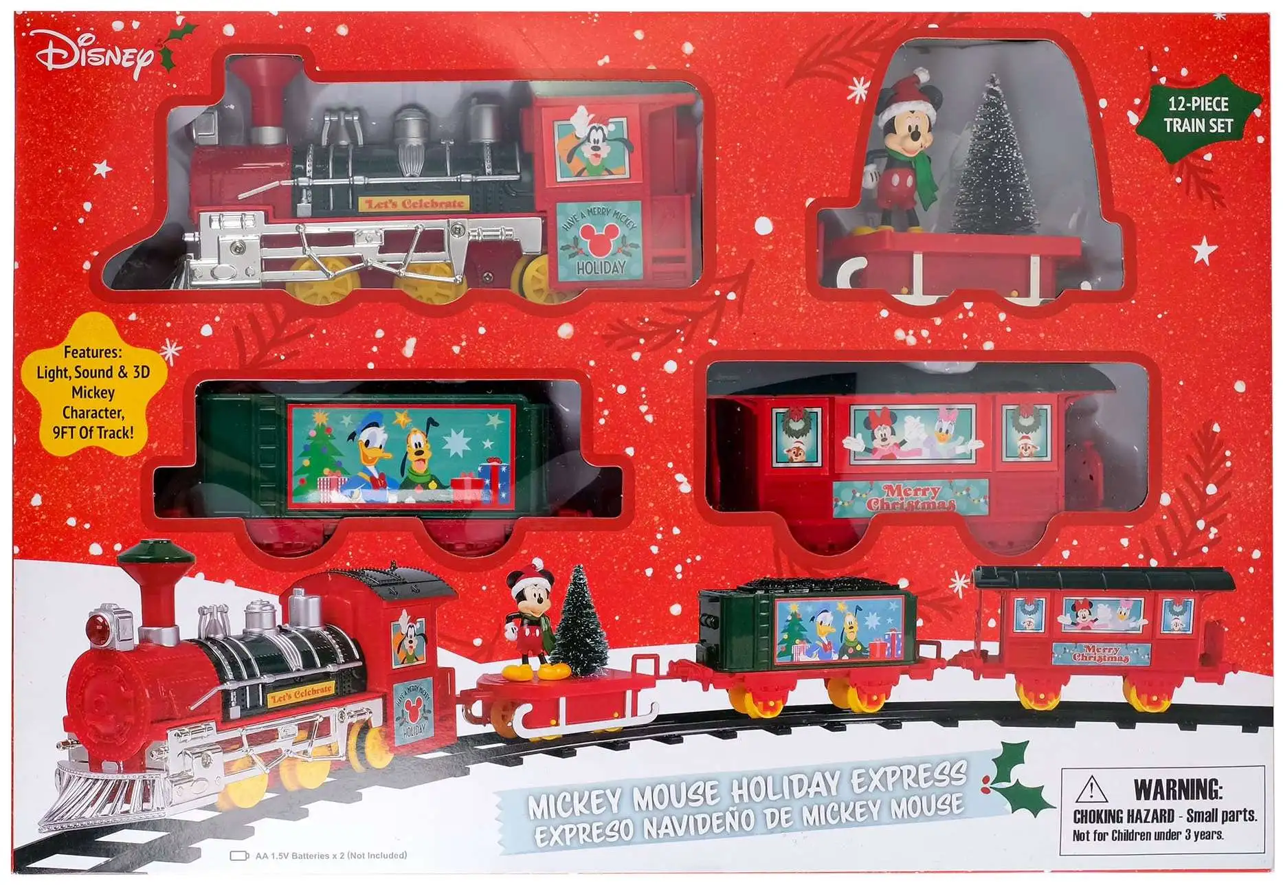 Disney 2025 Mickey Mouse Holiday Express Exclusive Train Set Ruz