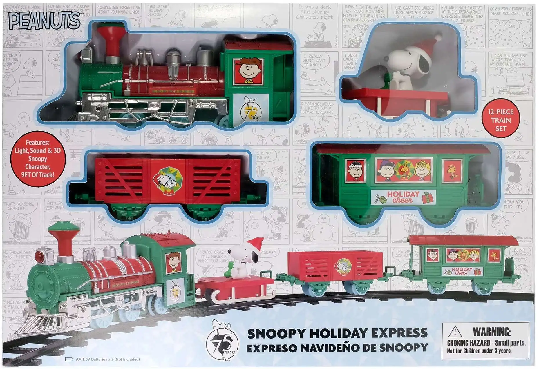 Peanuts 2025 Snoopy Holiday Express Train Set
