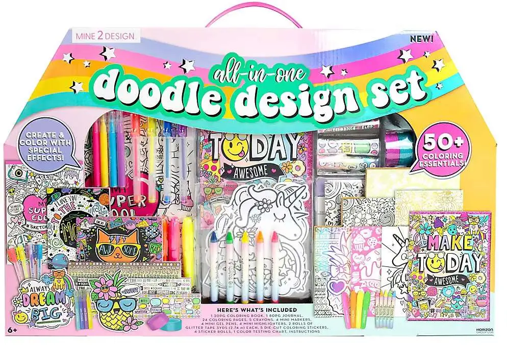 Mine2Design All-in-One Doodle Design Set Horizon Group - ToyWiz