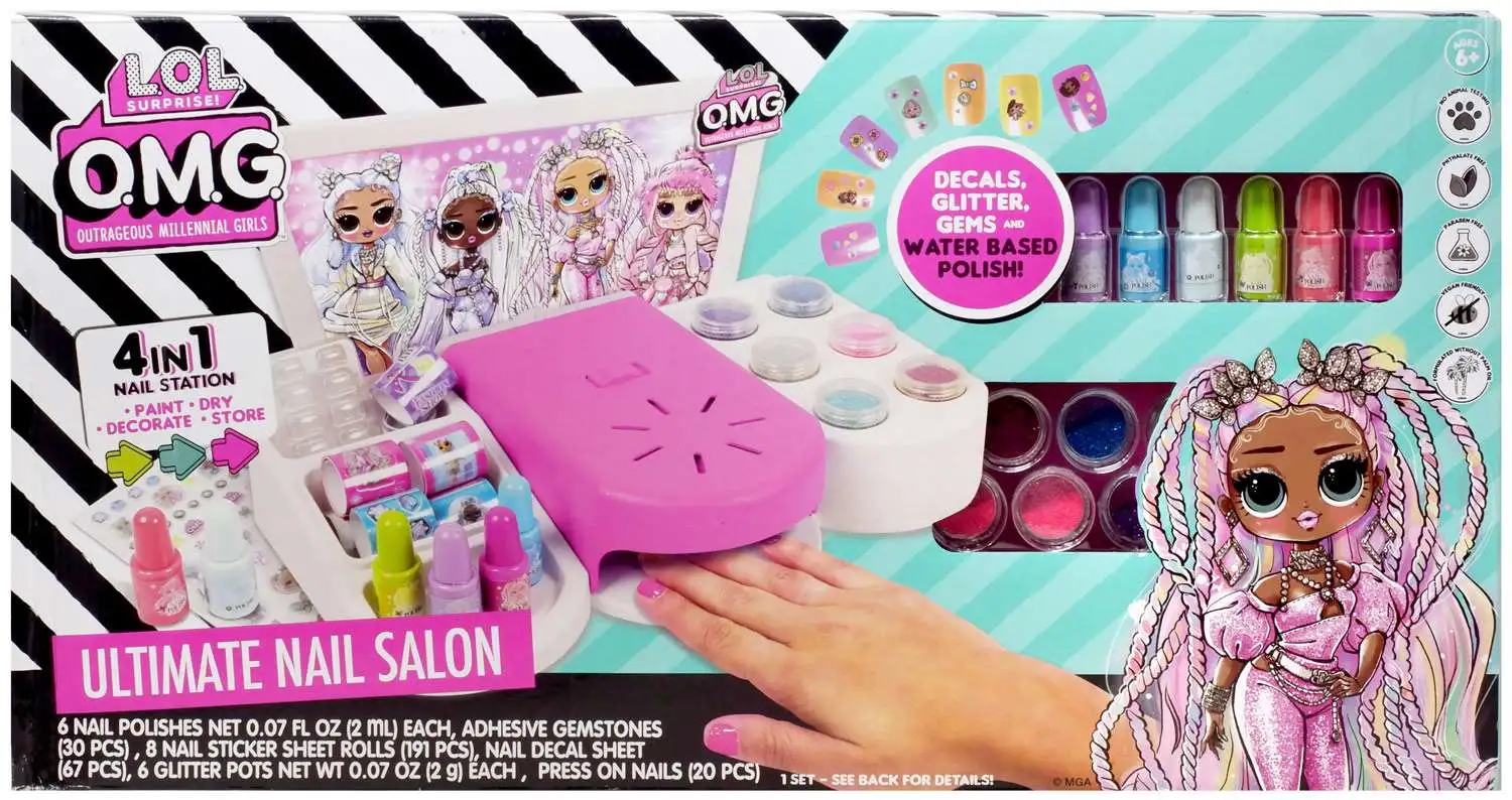 LOL Surprise OMG Ultimate Nail Salon [4 in 1 Nail Station]