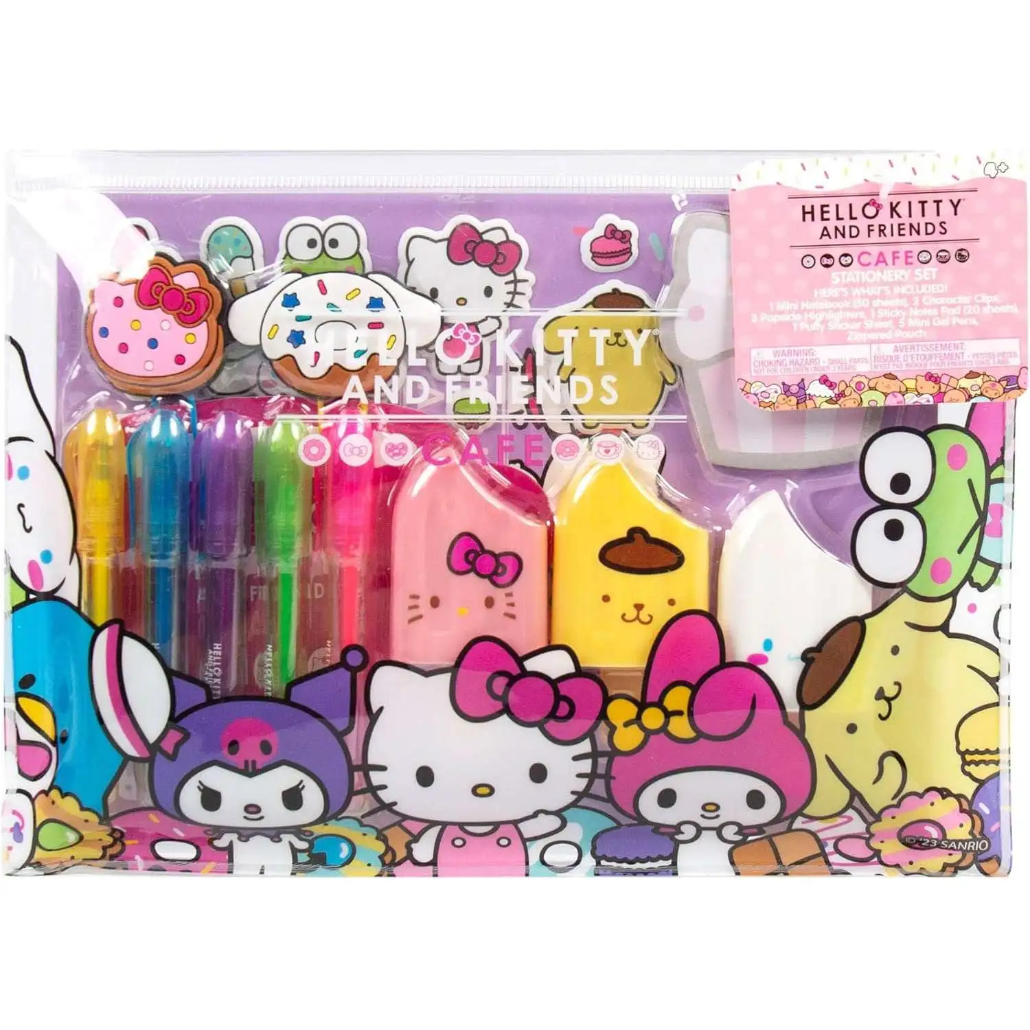 Sanrio Hello Kitty & Friends Stationery Set [22-Pieces]