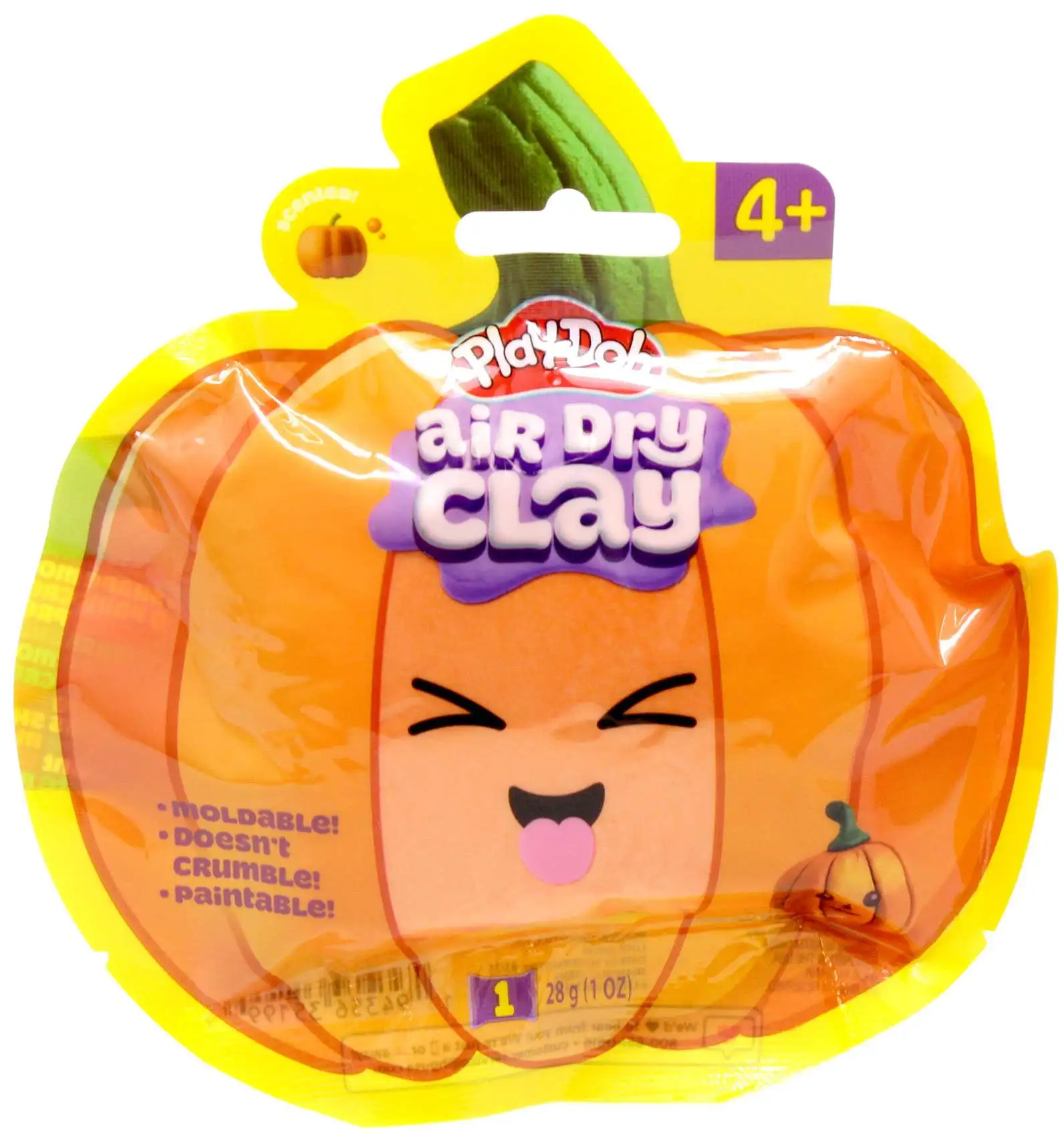 Play-Doh Halloween Air Dry Clay Orange 1 Oz [Orange Scent!]