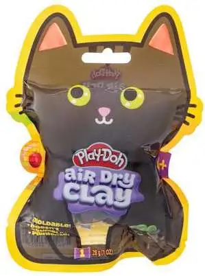 Play-Doh Halloween Air Dry Clay Black 1 Oz [Apple Scent!]