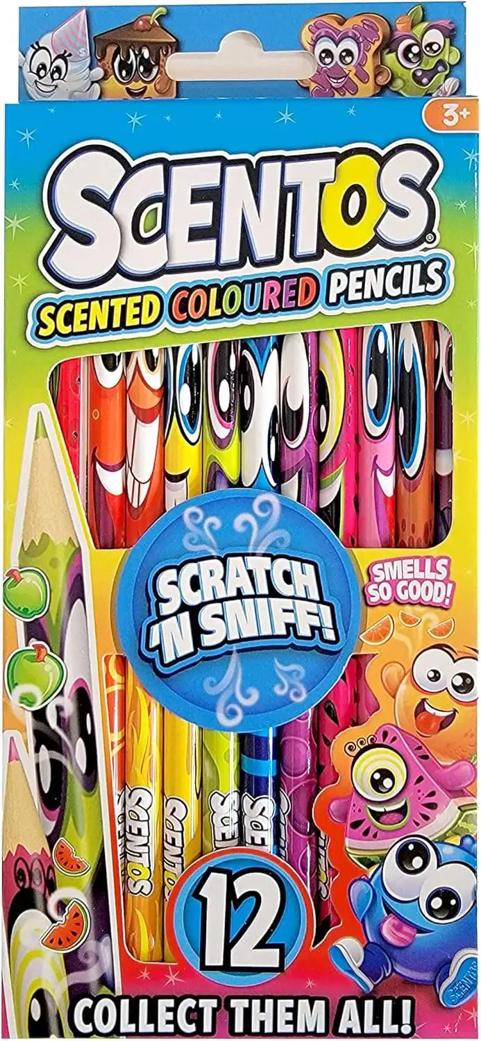 Scentos Scratch 'N Sniff Colored Pencils
