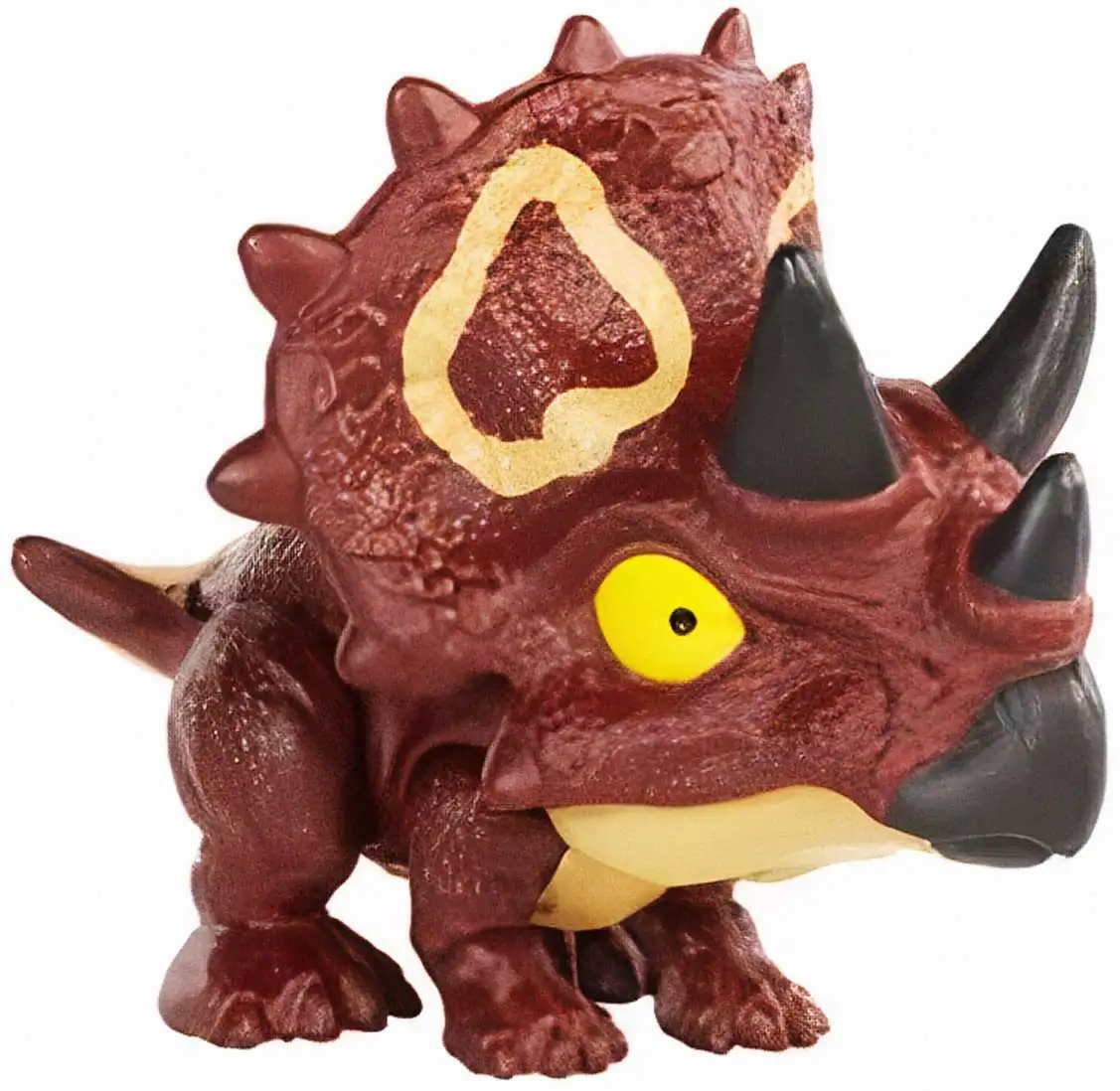 Jurassic World Camp Cretaceous Snap Squad Triceratops Mini Figure [Brown, Version 2]