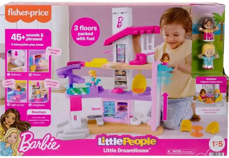 Fisher Price Little People Barbie Little Dreamhouse Playset