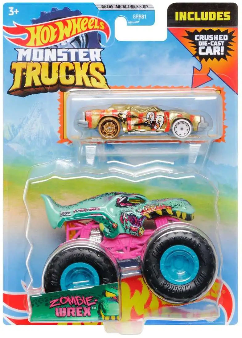 Hot Wheels Monster Trucks - 1: 64 2Pack Mega Wrex