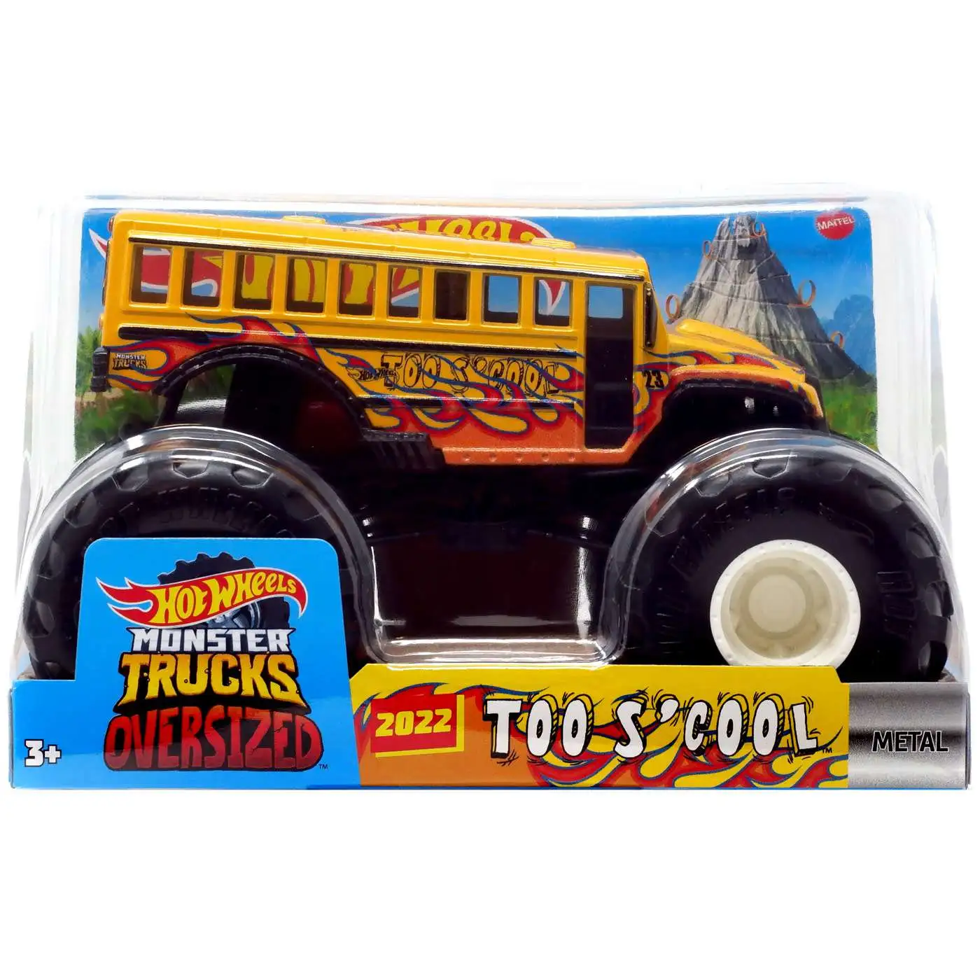 Hot Wheels Bone Shaker Monster Truck 1:24 Black NEW DAMAGED PACKAGING