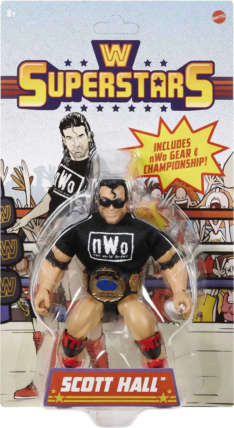 WWE Wrestling Retro Superstars Scott Hall Exclusive Action Figure