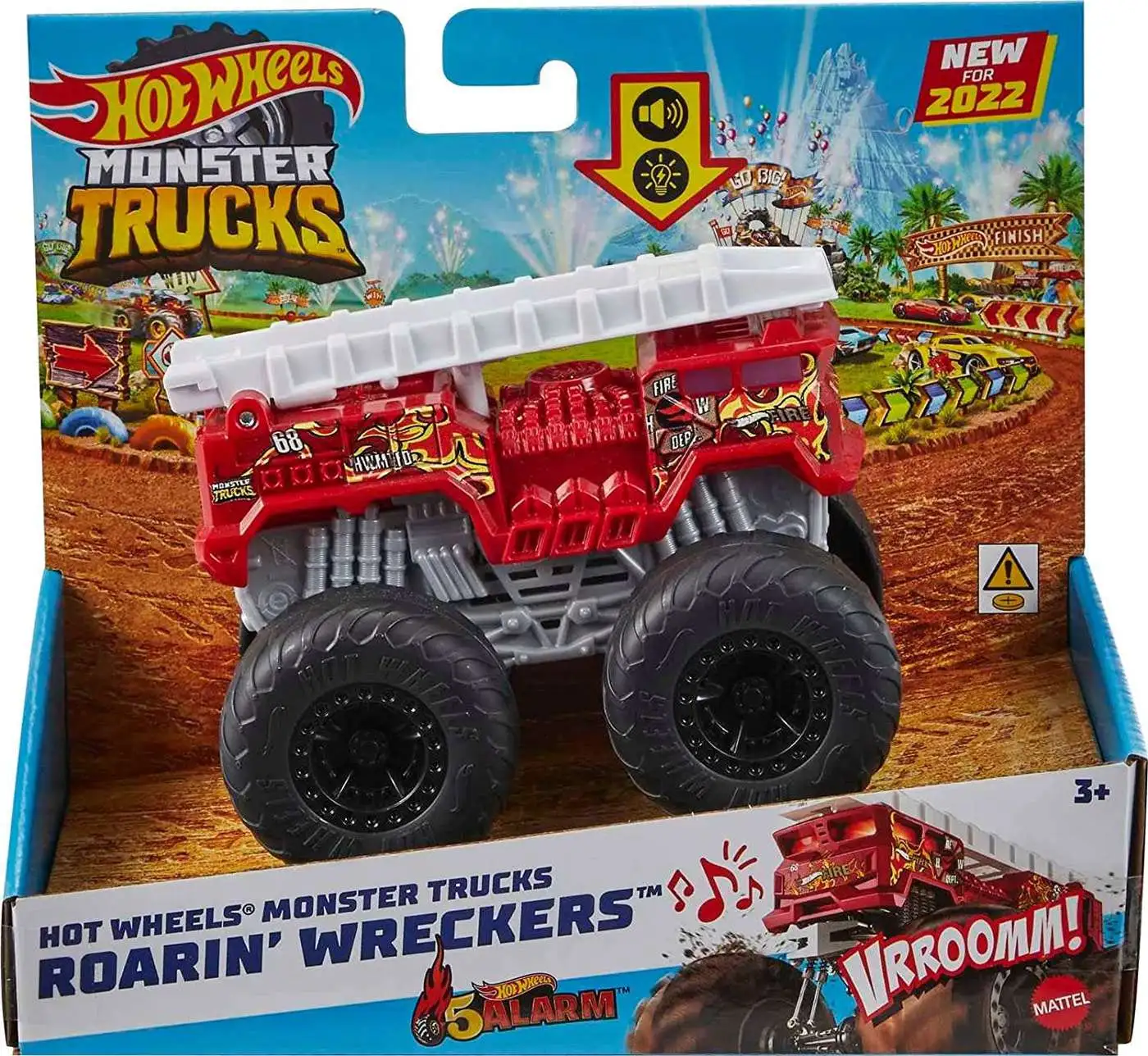 Hot Wheels Monster Trucks Twisted Tredz (Assorted; Styles Vary)