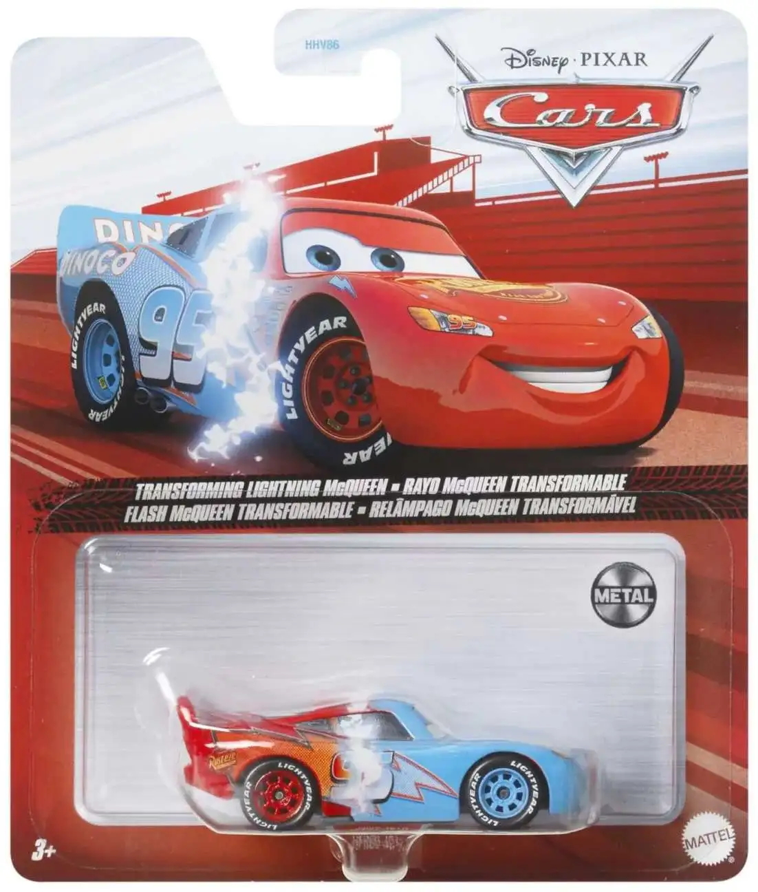 Free: Large Disney/Pixar CARS Dinoco Lightning McQueen Talking Race Car -  Plastic - 14 Long - Used - Cars & Trains -  Auctions for Free  Stuff