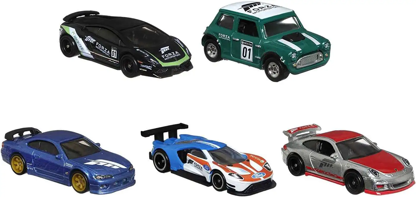  Hot Wheels 2016 Gran Turismo Bundle Set of 8 Die-Cast Vehicles,  1:64 Scale : Toys & Games