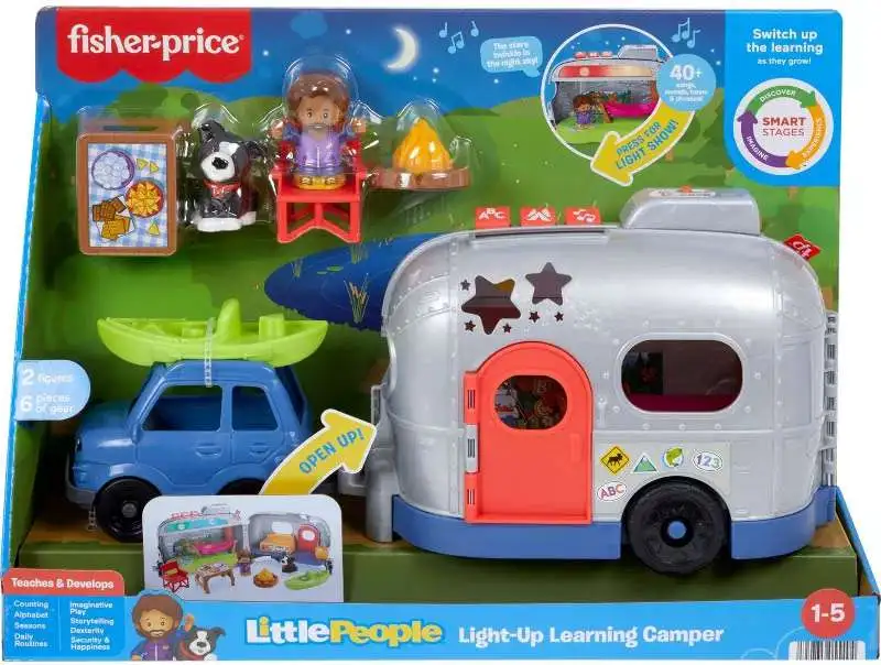 Fisher Price Little People Light-Up Learning Camper Playset