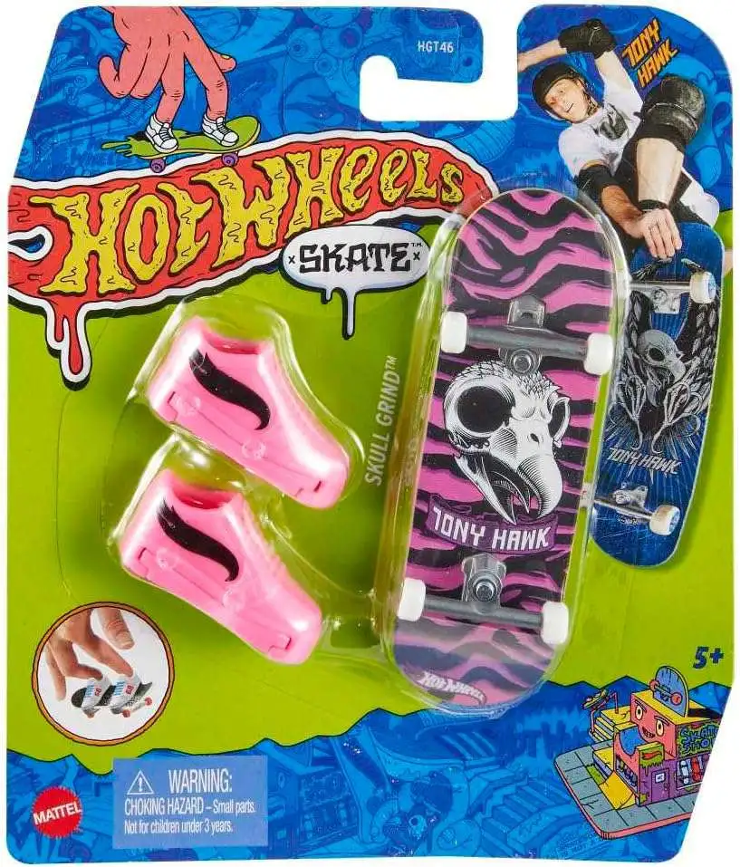 Hot Wheels Skate Tony Hawk Skull Grind Mini Skateboard