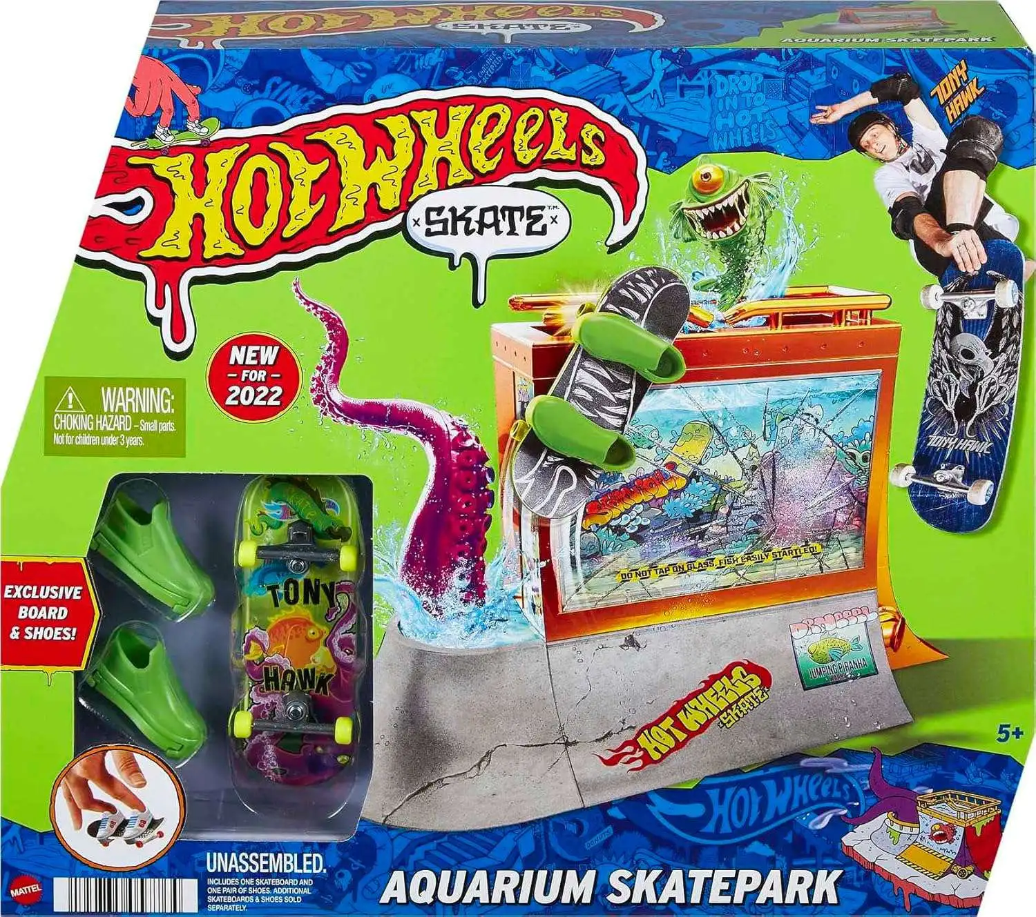 Hot Wheels Aquarium Skatepark Playset