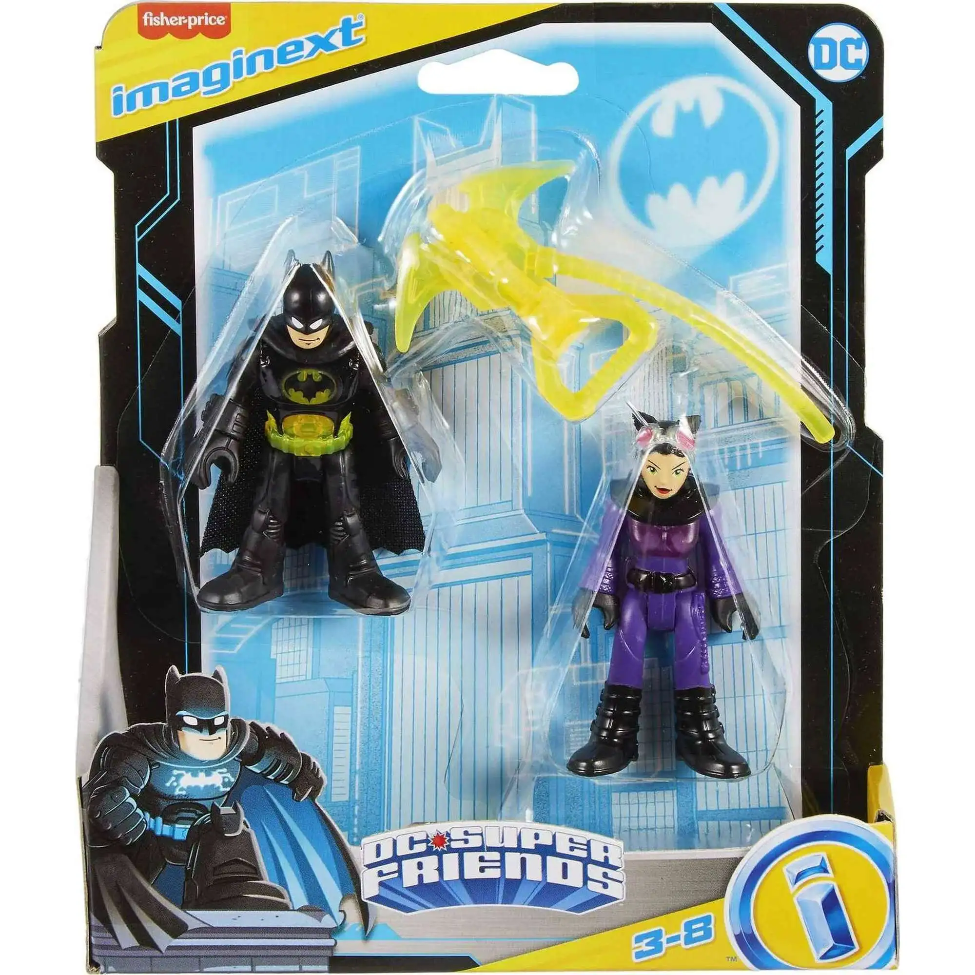Fisher Price DC Super Friends Imaginext Batman & Catwoman Figure Set