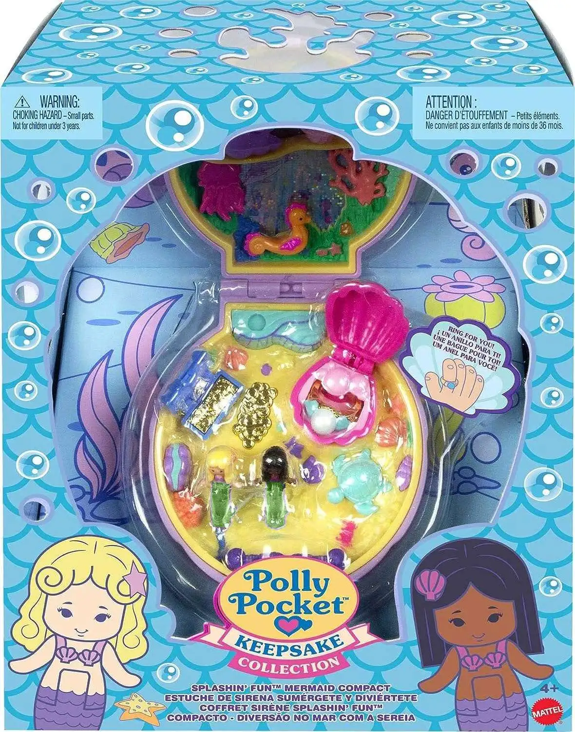 Polly Pocket Keepsake Collection Mermaid Dreams Compact Mattel