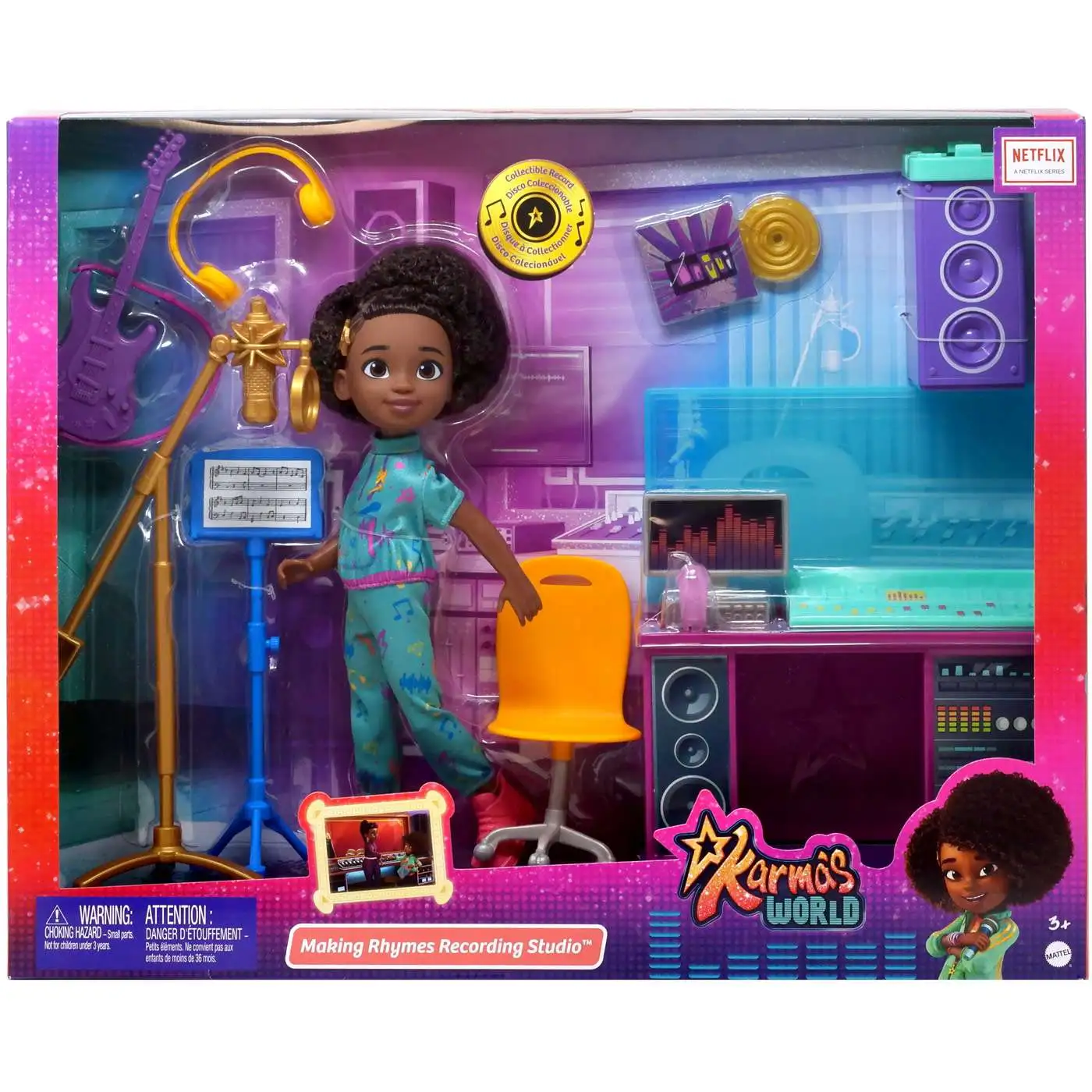 Karma's World Making Rymes Recording Studio Doll Playset