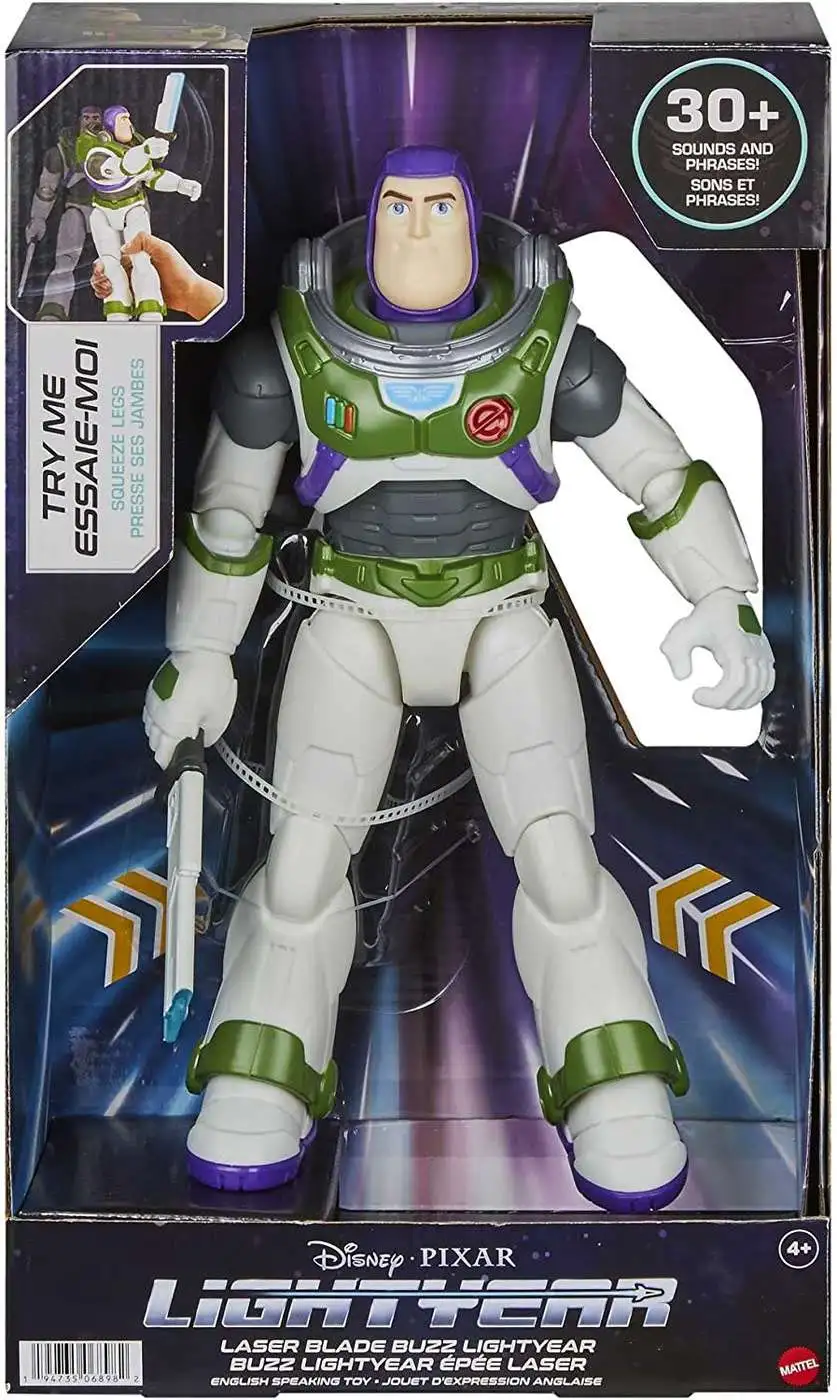 Disney / Pixar Lightyear Movie Laser Blade Buzz Lightyear TALKING Action Figure [Damaged Package]