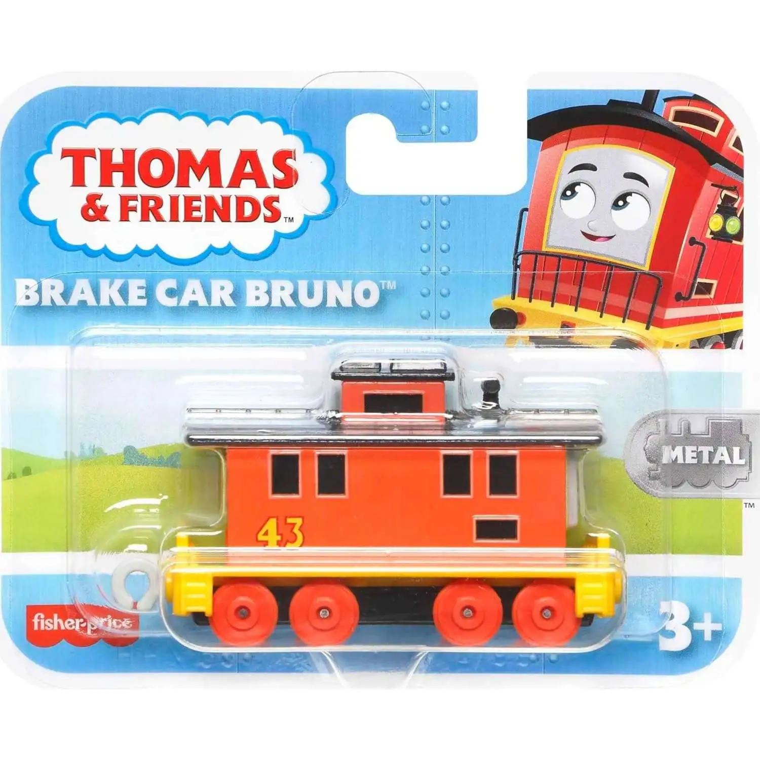 Fisher Price Thomas & Friends Metal Brake Car Bruno Diecast Vehicle