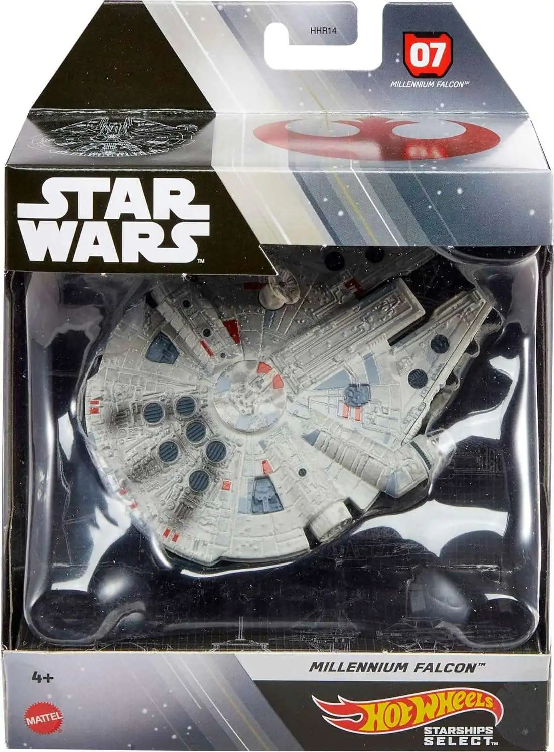 Hot Wheels Star Wars Starships Select Millennium Falcon Diecast Vehicle [Damaged Package]