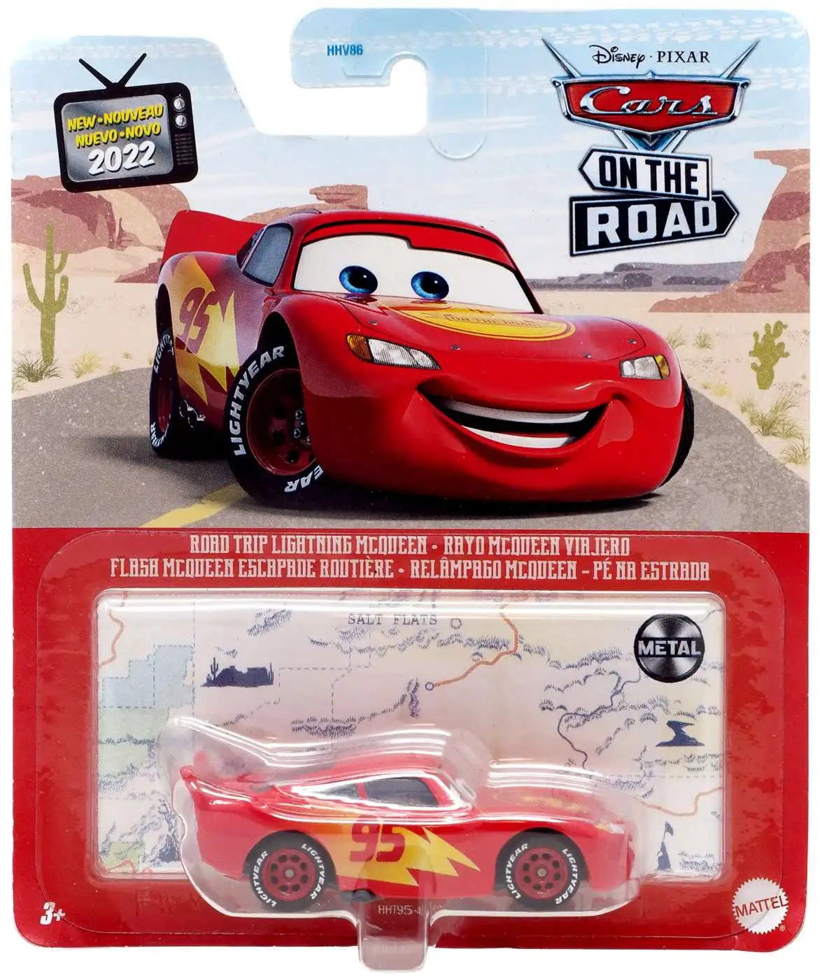 2023 Disney Pixar Cars On the Road Series Road Rumbler Lightning McQueen