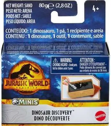 Jurassic World Dominion MINIS Velociraptor 'Blue' and Gallimimus Dinosaur Discovery Figure