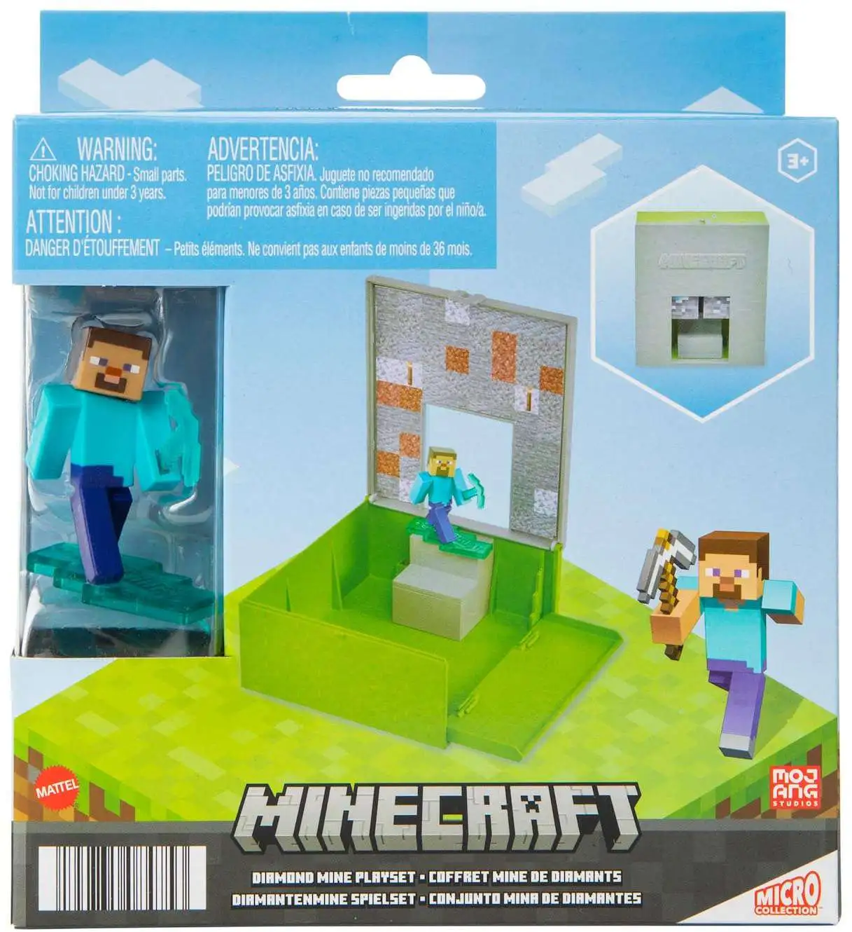 Minecraft Diamond Mine 2-Inch Playset