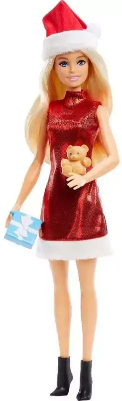Barbie Doll [Santa, Blonde, Damaged Package]