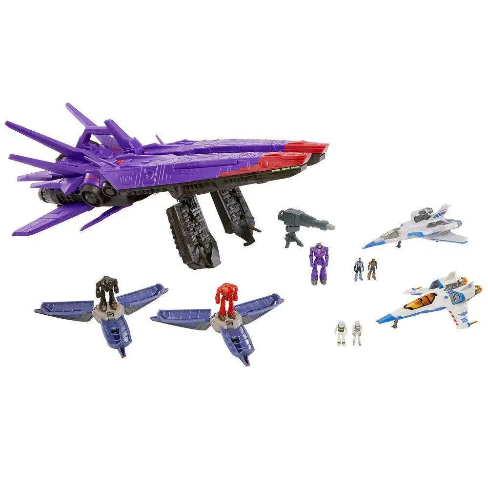 Disney / Pixar Lightyear Movie Hyperspeed Series Zurg Mothership Battle Pack