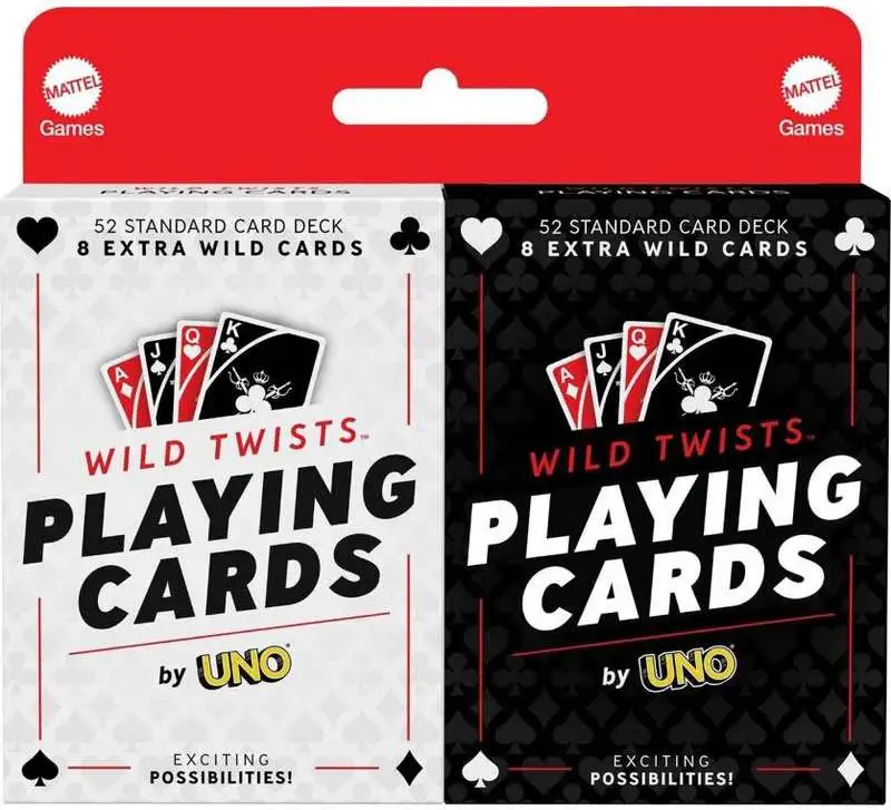 Mattel Games UNO WILD Card Game Pre Owned 