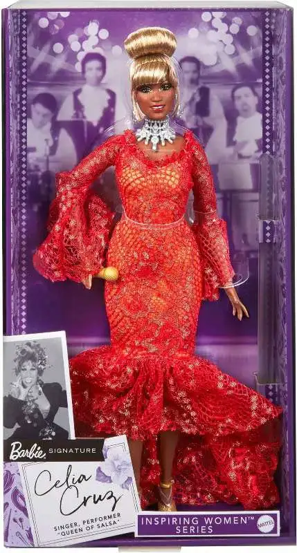 Barbie Signature Inspiring Women Celia Cruz Doll Mattel - ToyWiz