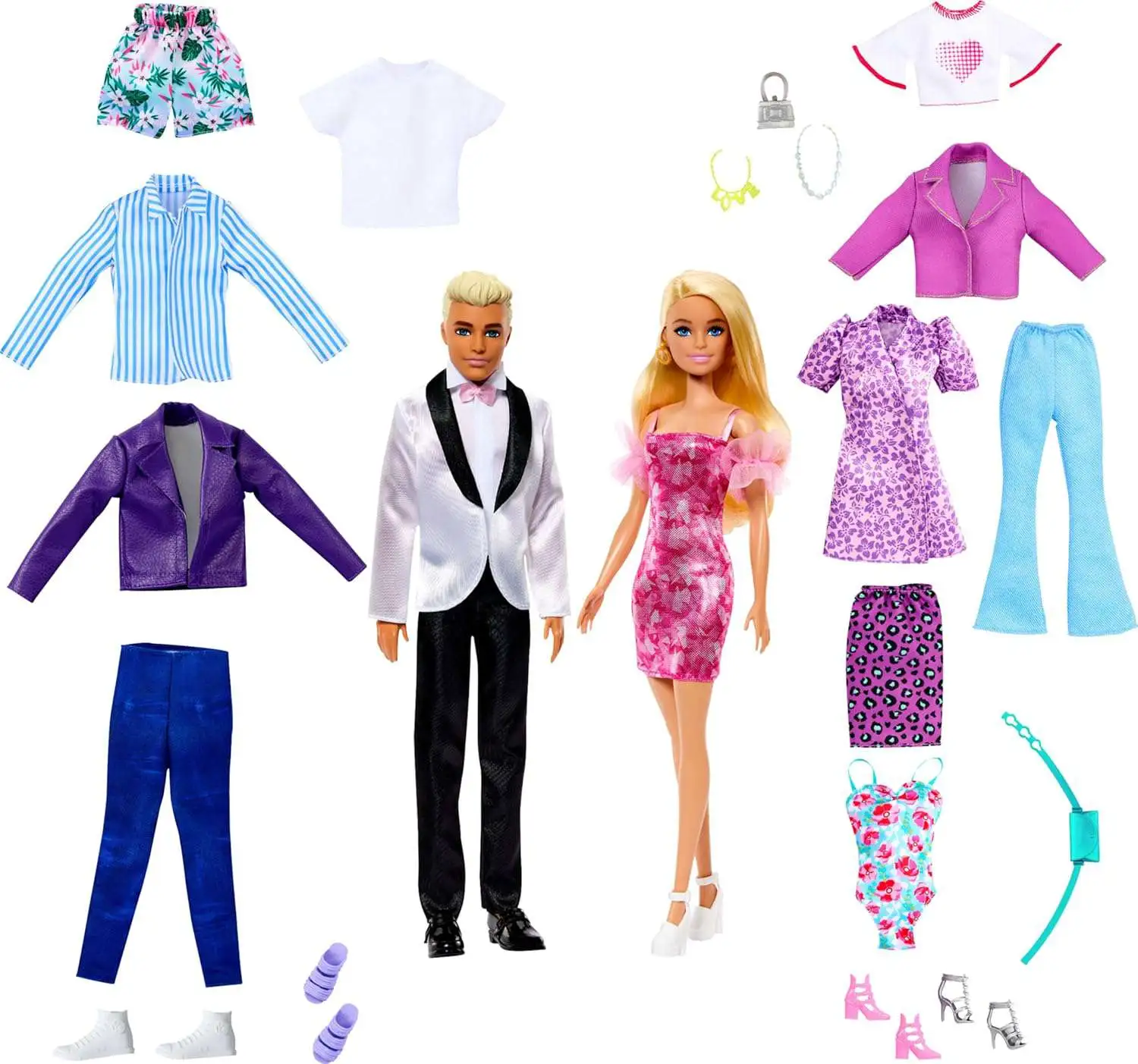 Barbie Barbie Ken 13.25 Doll 2-Pack Mattel - ToyWiz