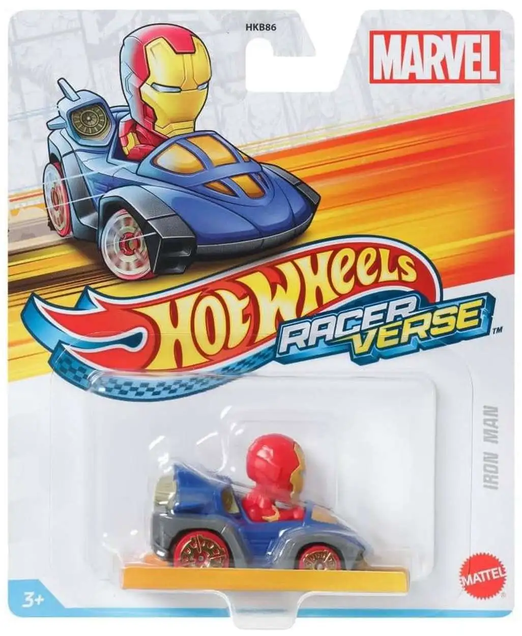 Hot Wheels RacerVerse Marvel Iron Man Die Cast Car