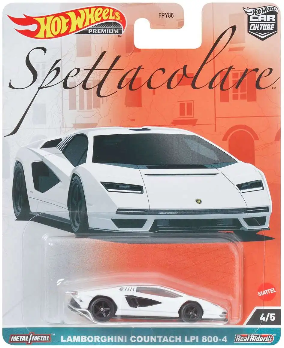 Hot Wheels Car Culture Spettacolare Lamborghini Countach LPI 800-4 Die Cast Car