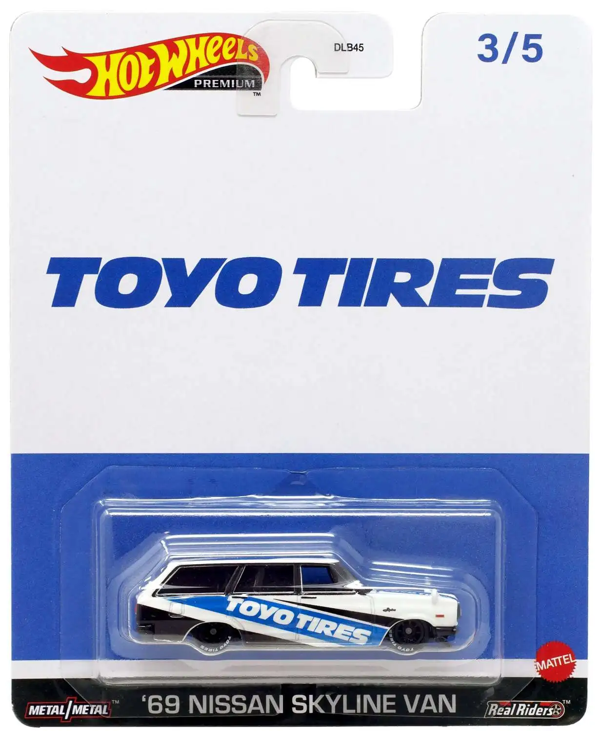 Hot Wheels Premium Speed Graphics '69 Nissan Skyline Van Die Cast Car