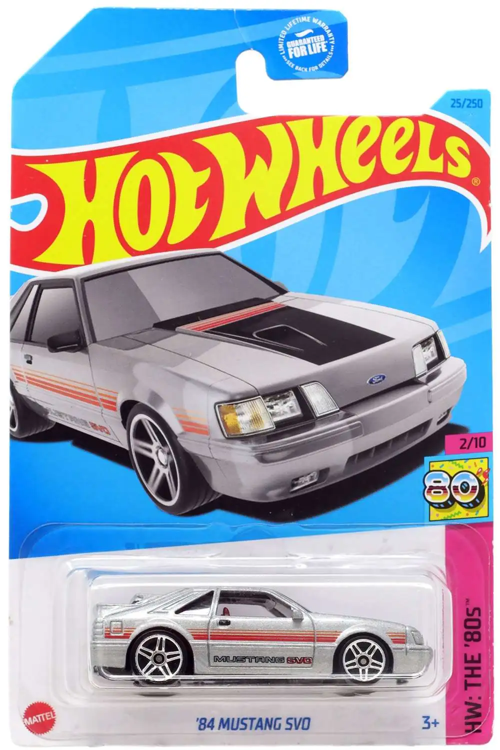 Hot Wheels HW: The 80's '84 Mustang SVO Diecast Car