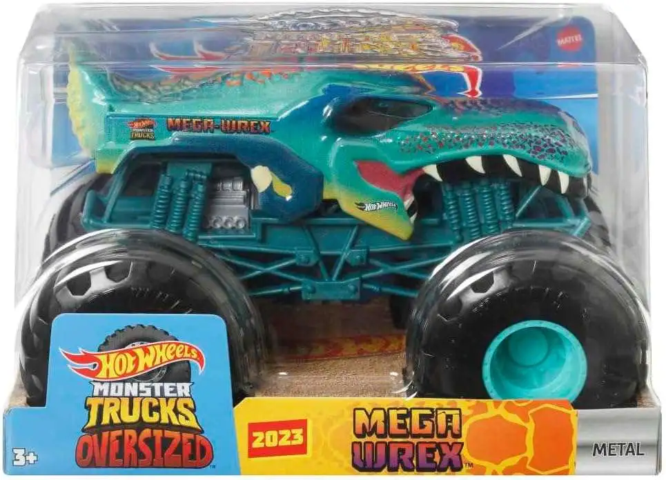 Hot Wheels Monster Trucks Oversized Mega Wrex 124 Diecast Car