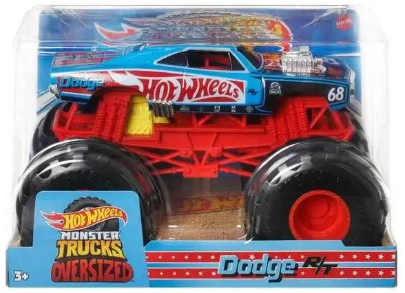 Mattel Hot Wheels Monster Trucks, Oversized Monster Truck, 1:24