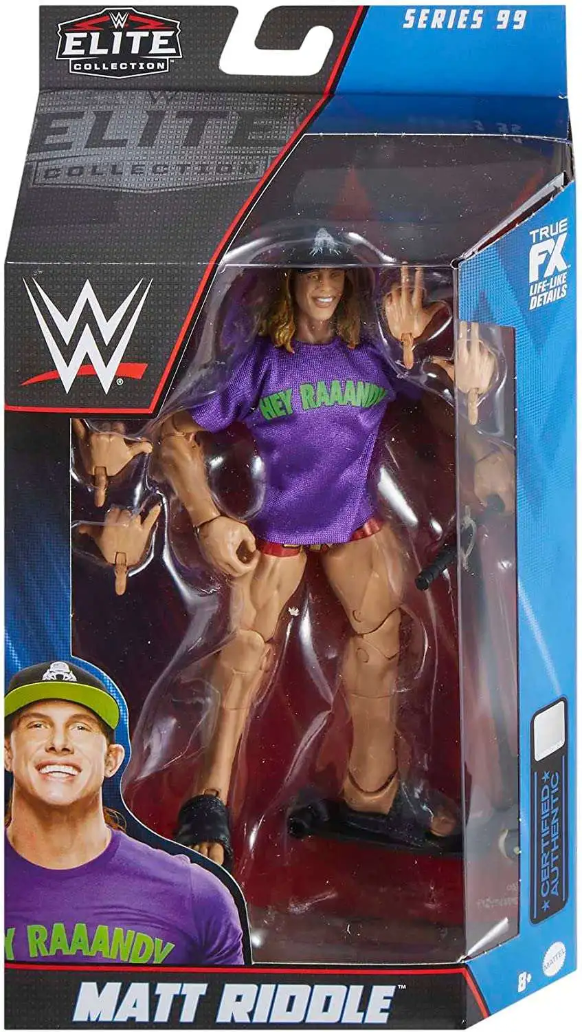 WWE Wrestling Elite Collection Series 99 Matt Riddle Action Figure Mattel  Toys - ToyWiz