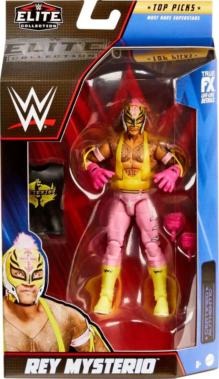 WWE Wrestling Elite Top Picks 2023 Rey Mysterio 6 Action