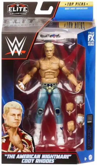 WWE Wrestling Elite Top Picks 2023 Wave 4 "The American Nightmare" Cody Rhodes Action Figure