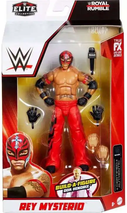 WWE Wrestling Elite Collection Royal Rumble Rey Mysterio 7 Action ...