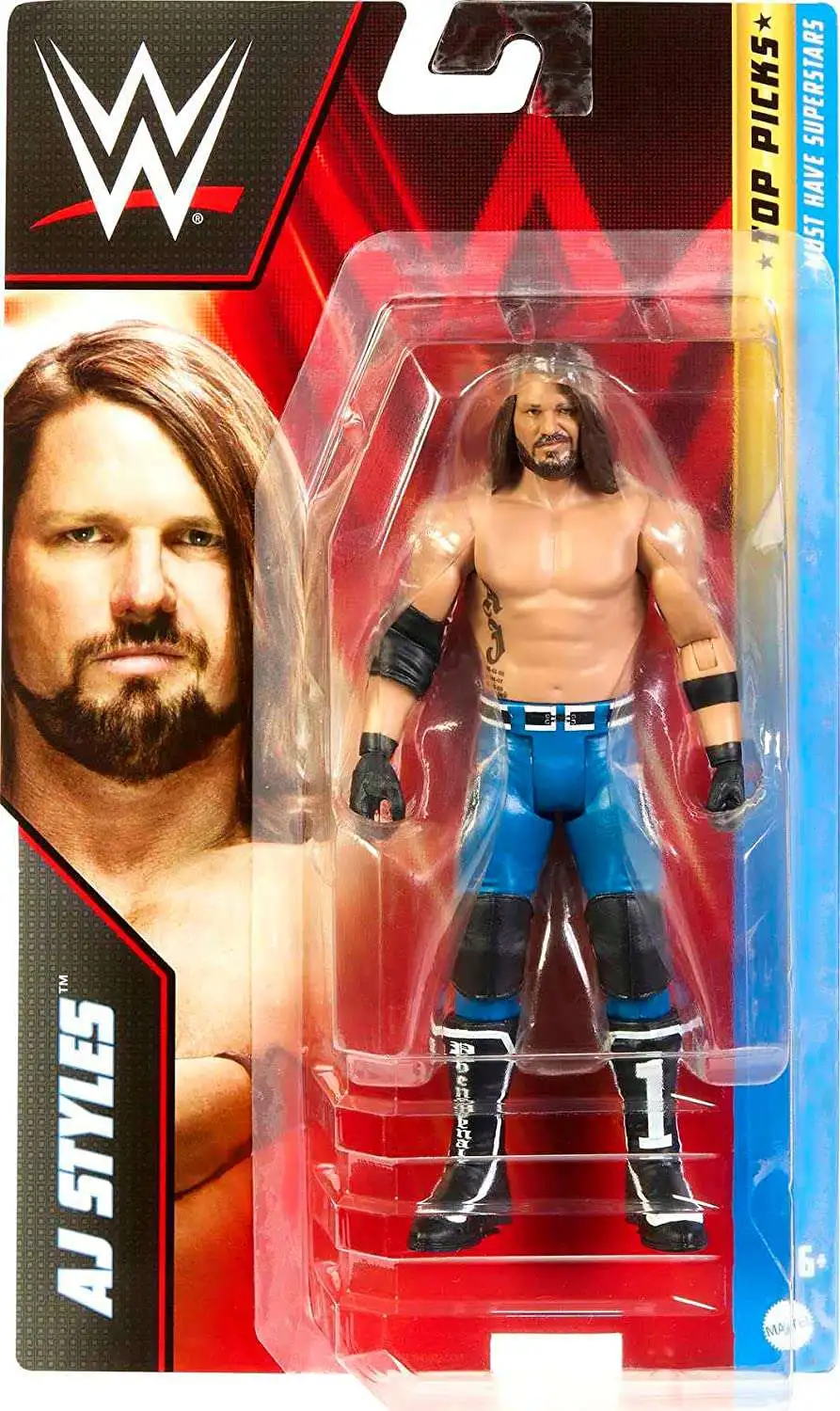 WWE Wrestling Basic Series Top Picks 2023 Wave 2 AJ Styles Action Figure