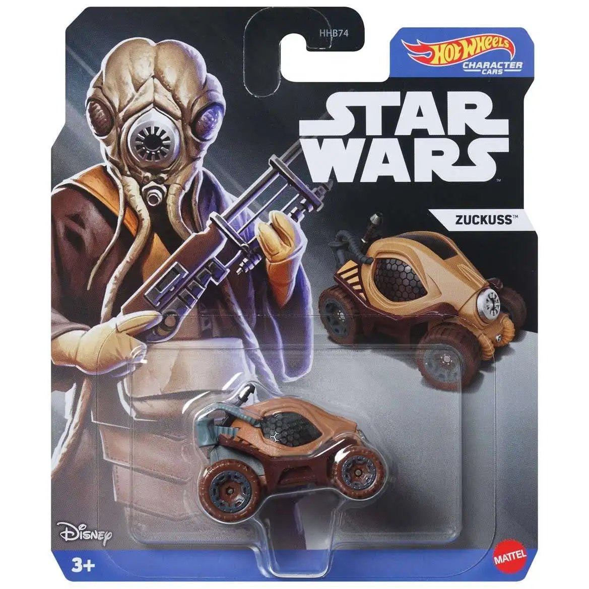 Hot Wheels Star Wars Character Cars Zuckuss Diecast Car