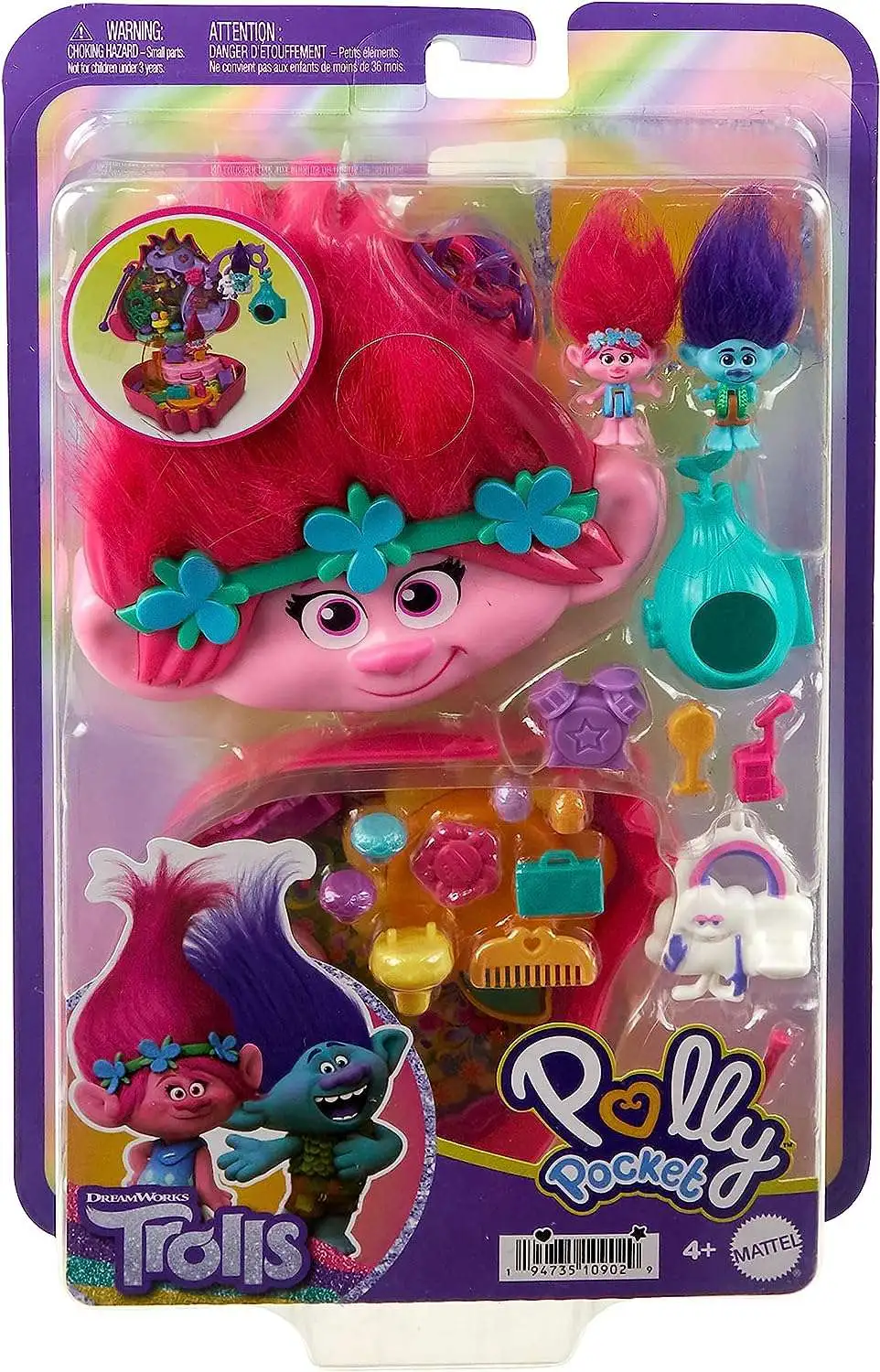 Polly Pocket Micro Trolls Playset