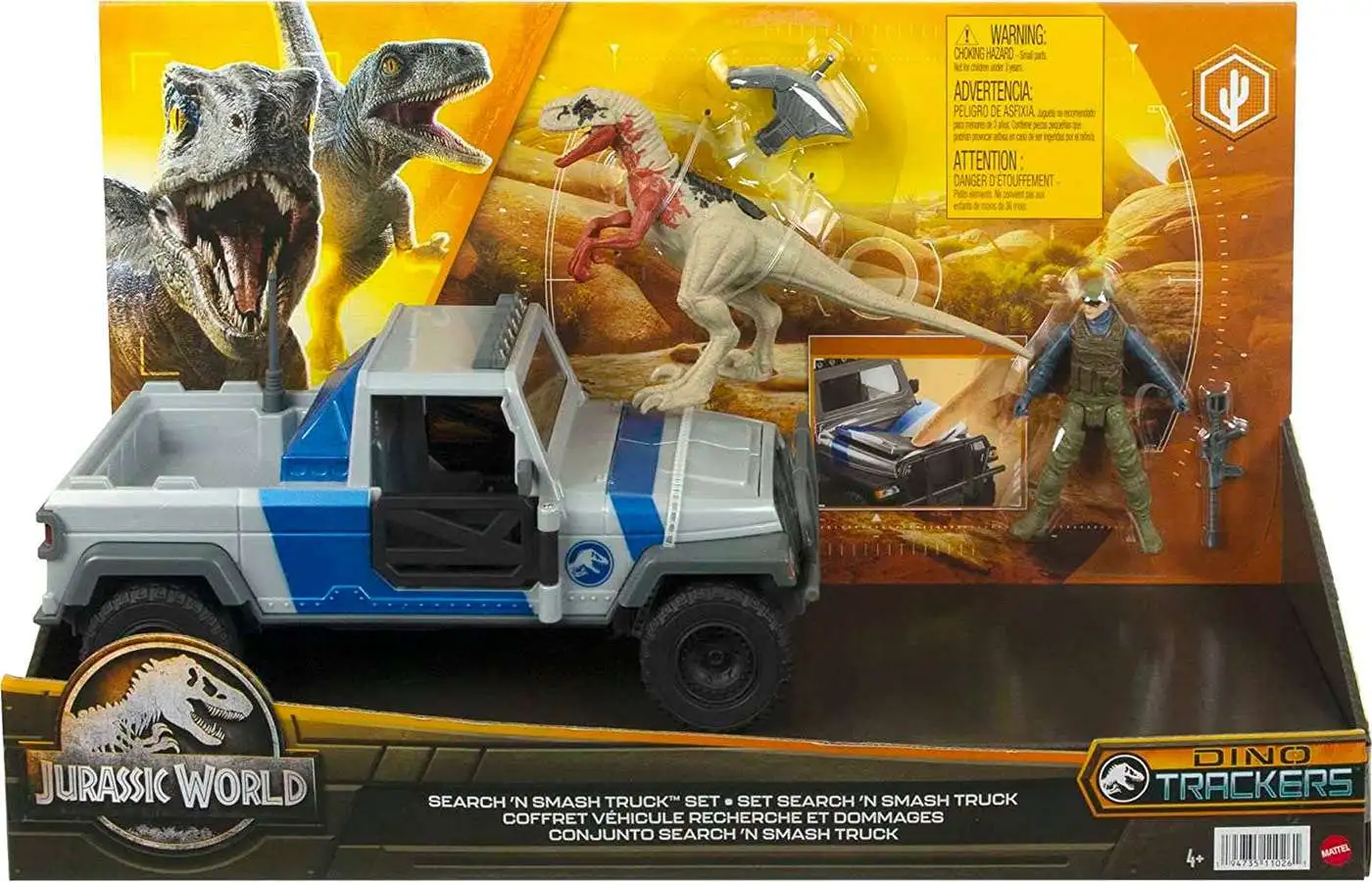 Jurassic World Dino Trackers Search 'N Smash Truck Set