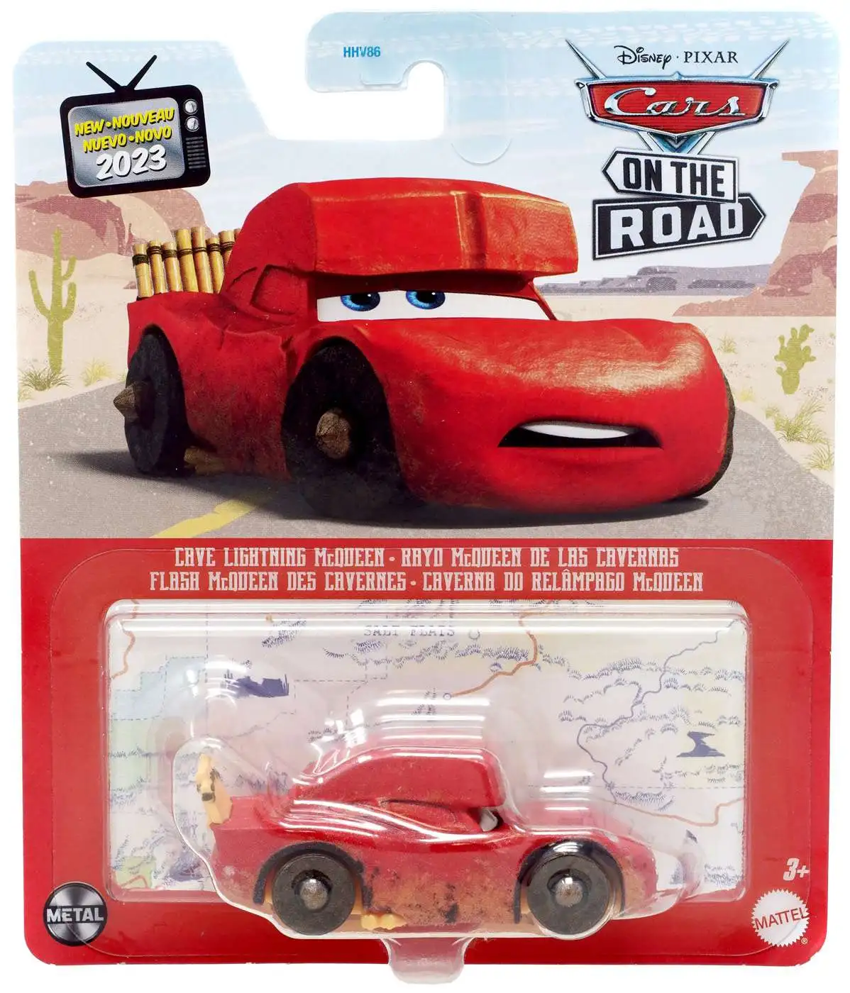 Disney Pixar Cars Lightning McQueen with Racing Wheels Diecast Vehicle