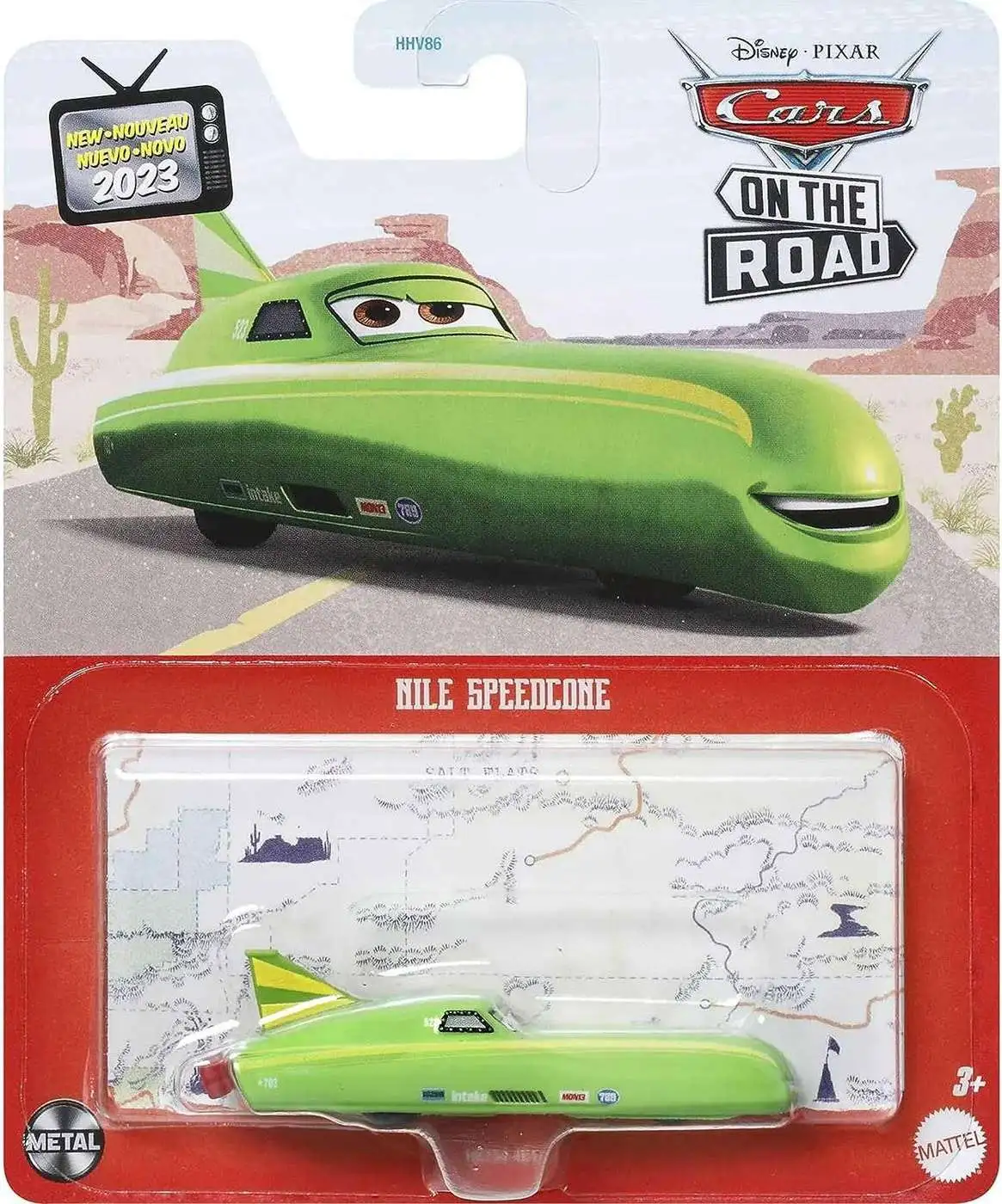 Disney Pixar Cars On The Road Metal Nile Speedcone 155