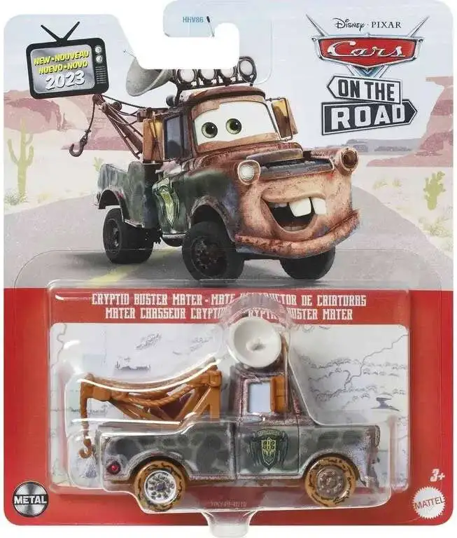 Disney / Pixar Cars On The Road Metal Cryptid Buster Mater Diecast Car